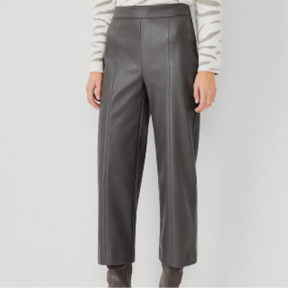 Ann Taylor Slate Wide Leg Jeans
